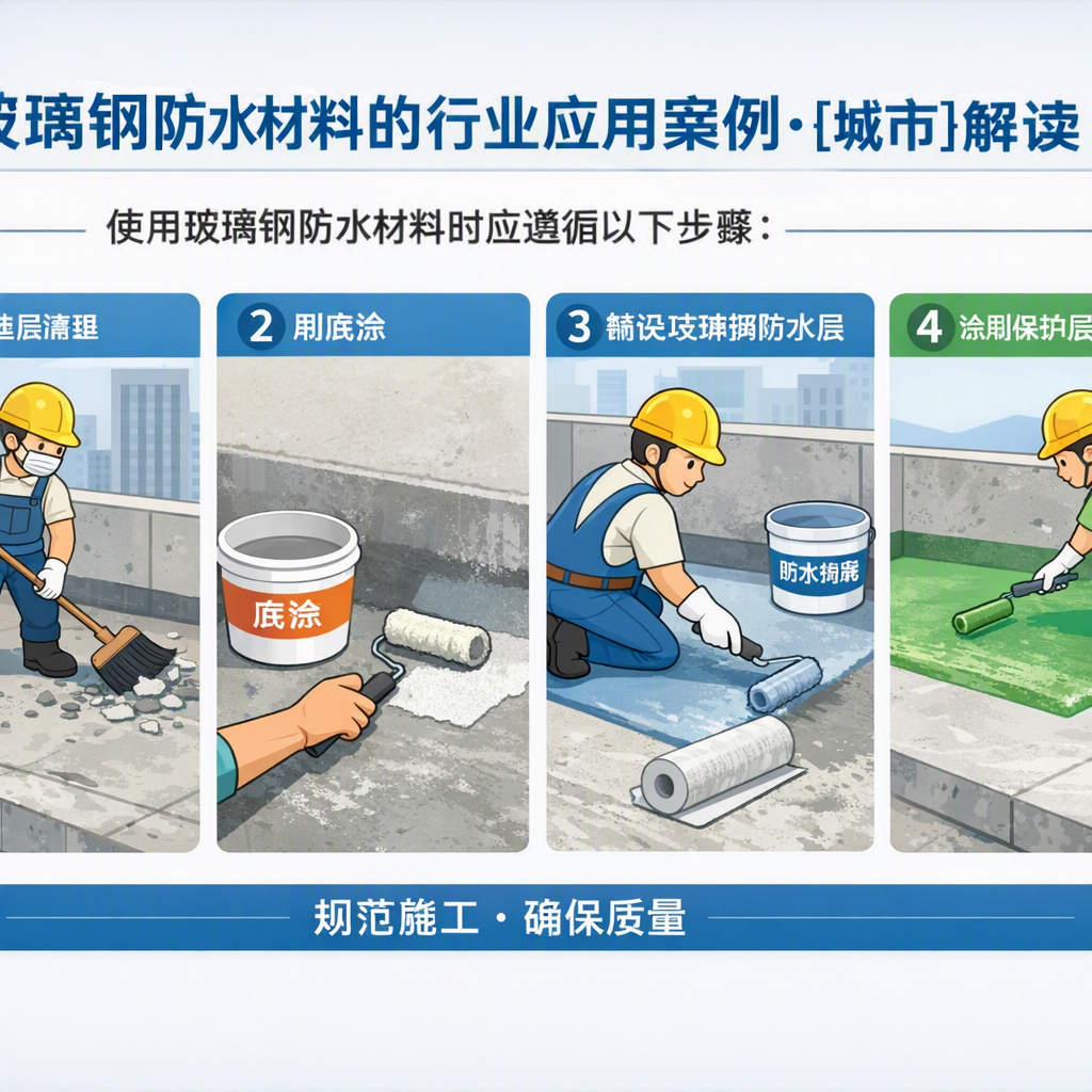 玻璃钢防水材料的行业应用案例,徐州解读