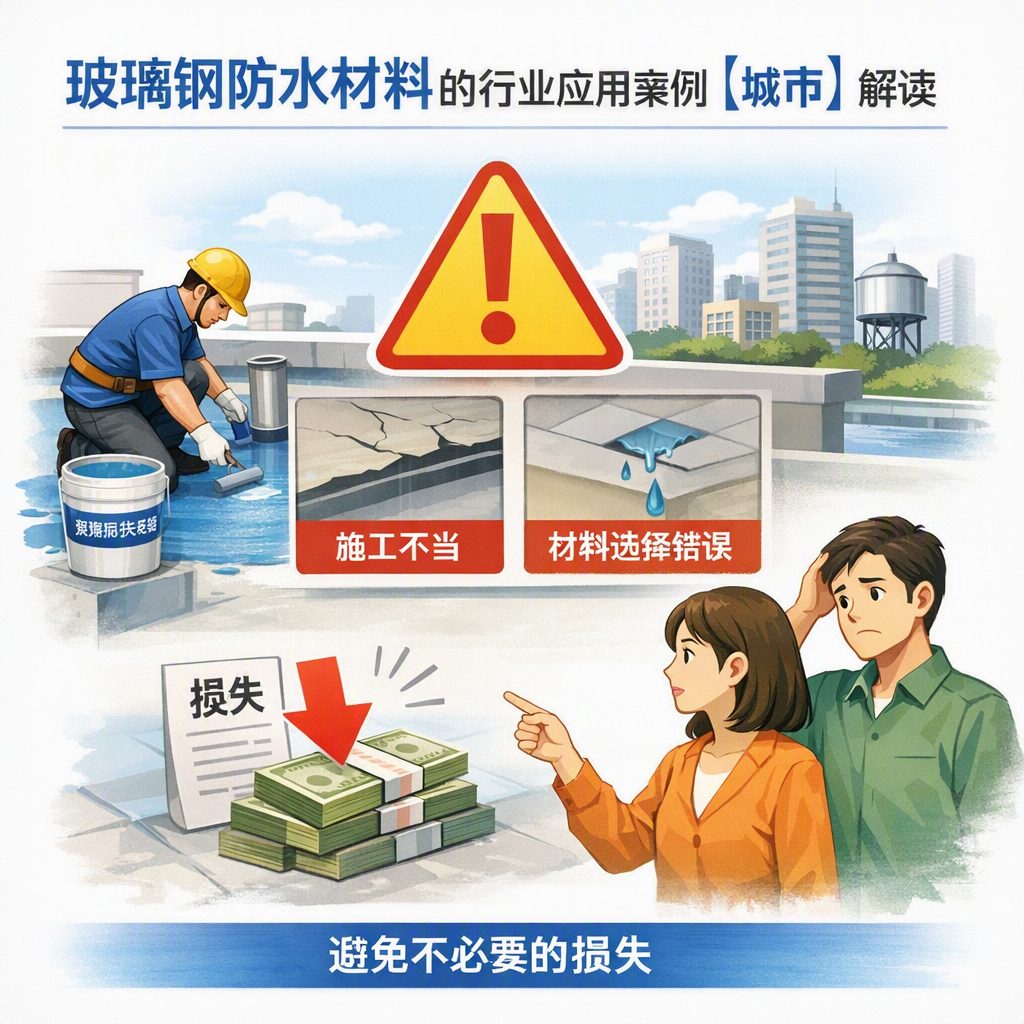 玻璃钢防水材料的行业应用案例,徐州解读