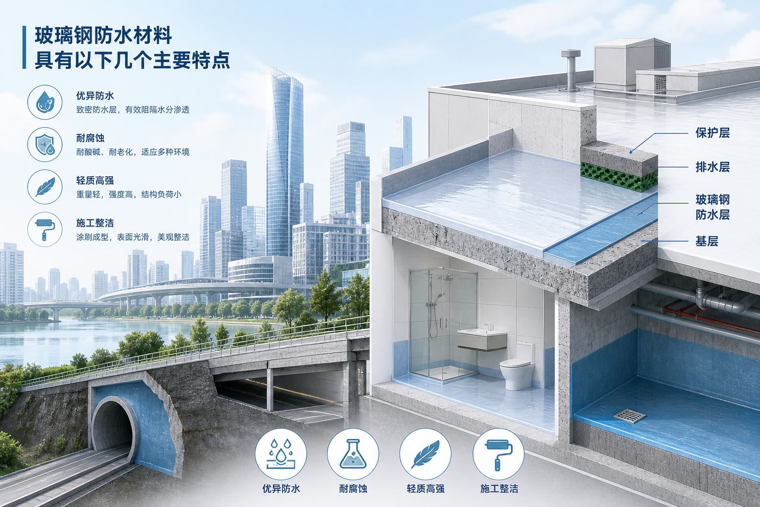 2023年玻璃钢防水材料市场趋势分析,关注 徐州 发展